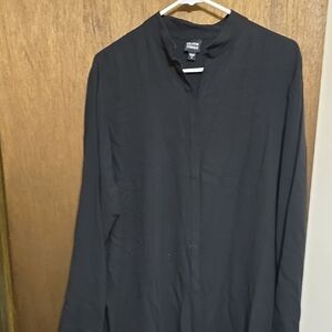 eileen fisher black tunic